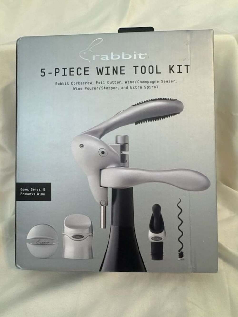 Rabbit 5-Piece Wine Tool Kit
